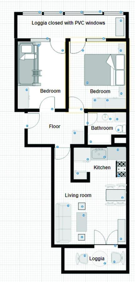 Apartment Lamar - Entry With Pin 0 - 24H, Underground Parking Garage, Elevator Slavonski Brod Exterior photo